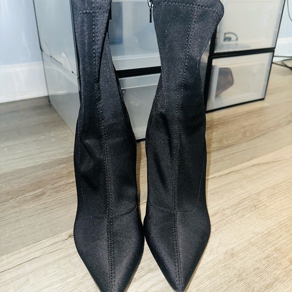 Forever 21 Black Heeled Boots